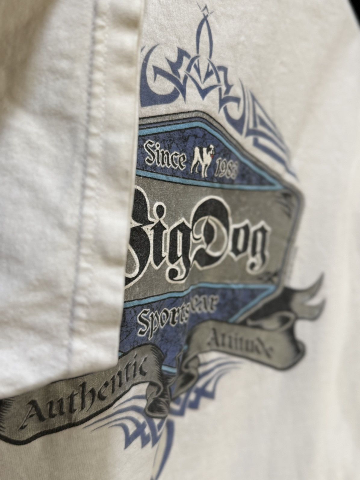 Big Dogs Vintage Big Dog Sportwear Authentic Attitude Faded Tee Size US M / EU 48-50 / 2 - 6 Thumbnail
