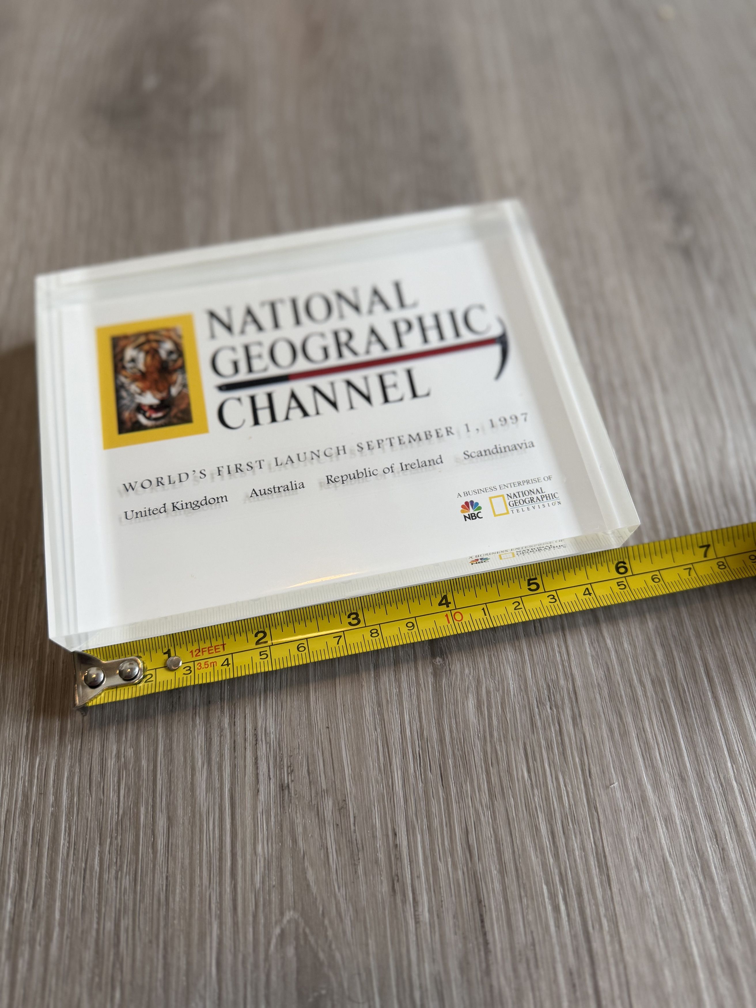 Other 1997 National Geographic Premier promo sign Size ONE SIZE - 5 Thumbnail