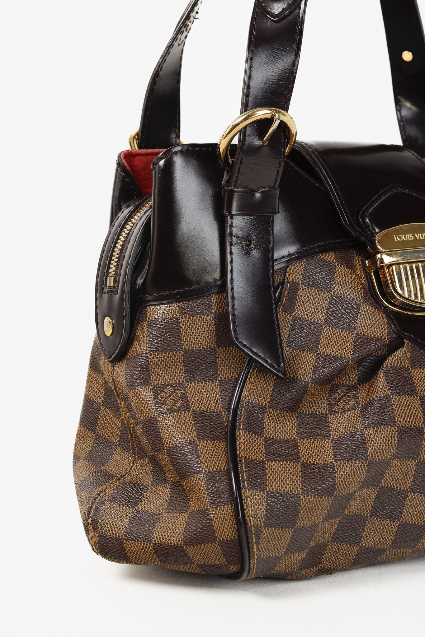 Louis Vuitton Louis Vuitton Damier Ebene Sistina PM Double Handle Bag Size ONE SIZE - 9 Thumbnail