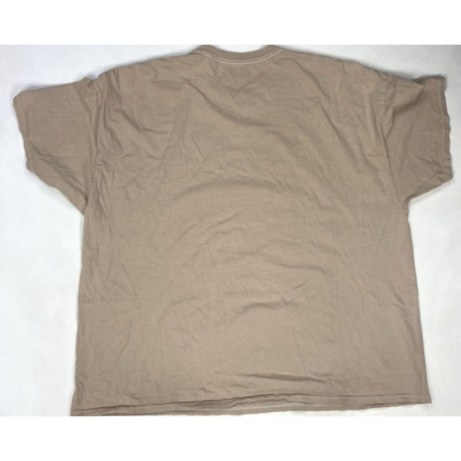 Vintage VINTAGE Nirvana Shirt Men 3XL Beige Short Sleeve Graphic T-Shirt Music Band Happy Face Tee Size US XXL / EU 58 / 5 - 5 Thumbnail
