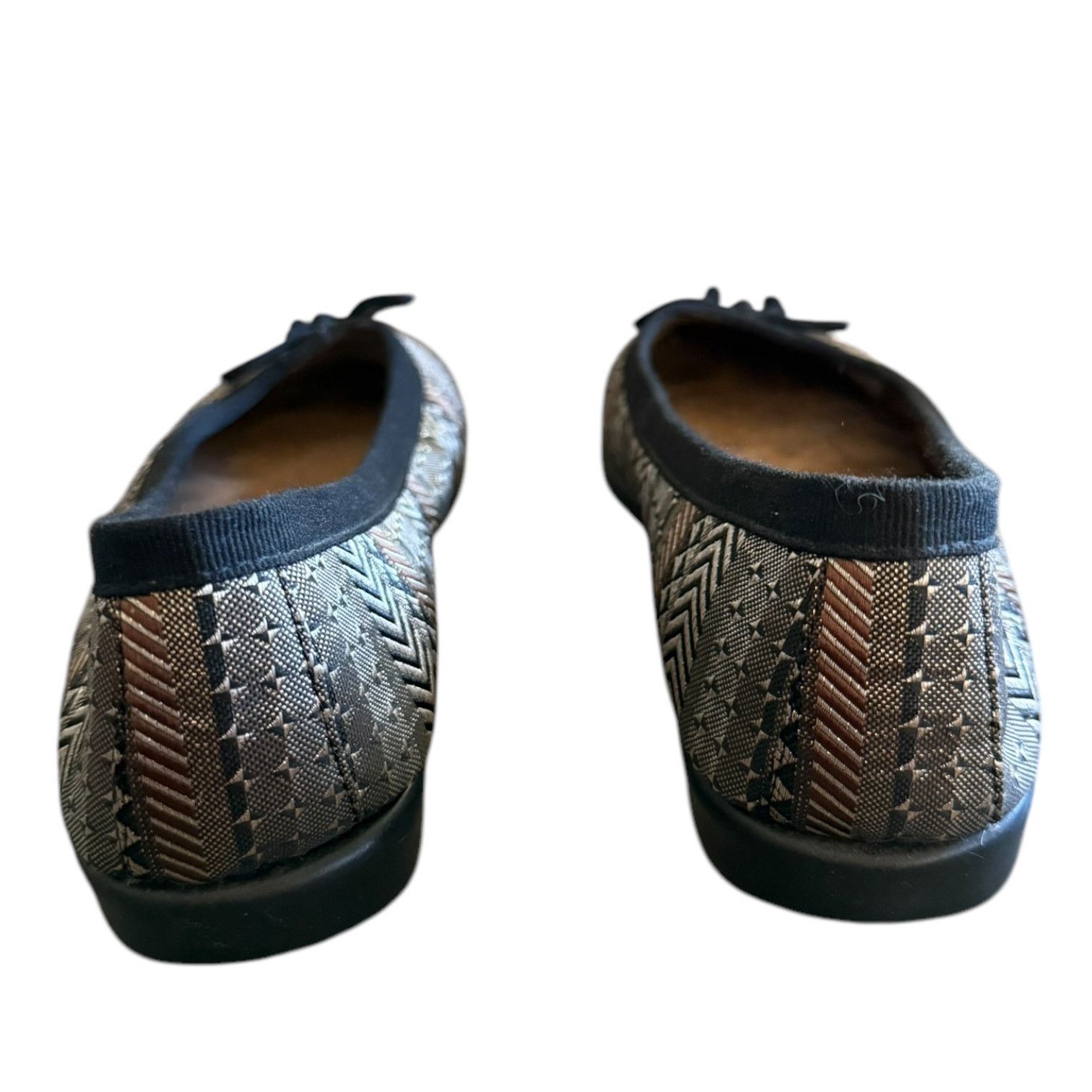 Other Aerosoles Metallic Teashop Geometric Print Ballet Flat 8 EUC Size US 8 / IT 38 - 5 Thumbnail