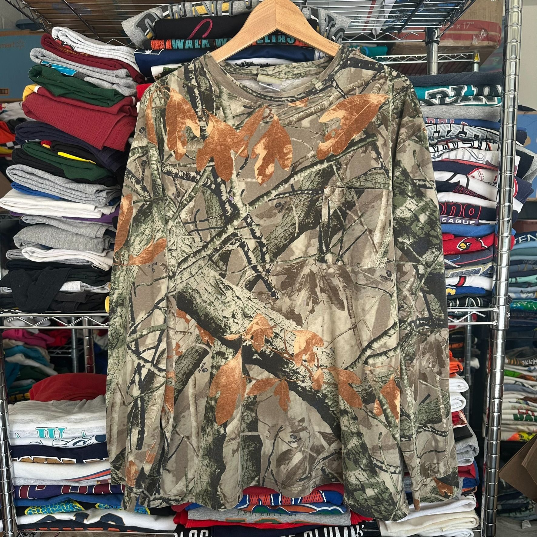 Realtree Vintage Y2K Realtree Camo T-Shirt Long Sleeve Grunge Gorpcor Size US XL / EU 56 / 4 - 2 Thumbnail