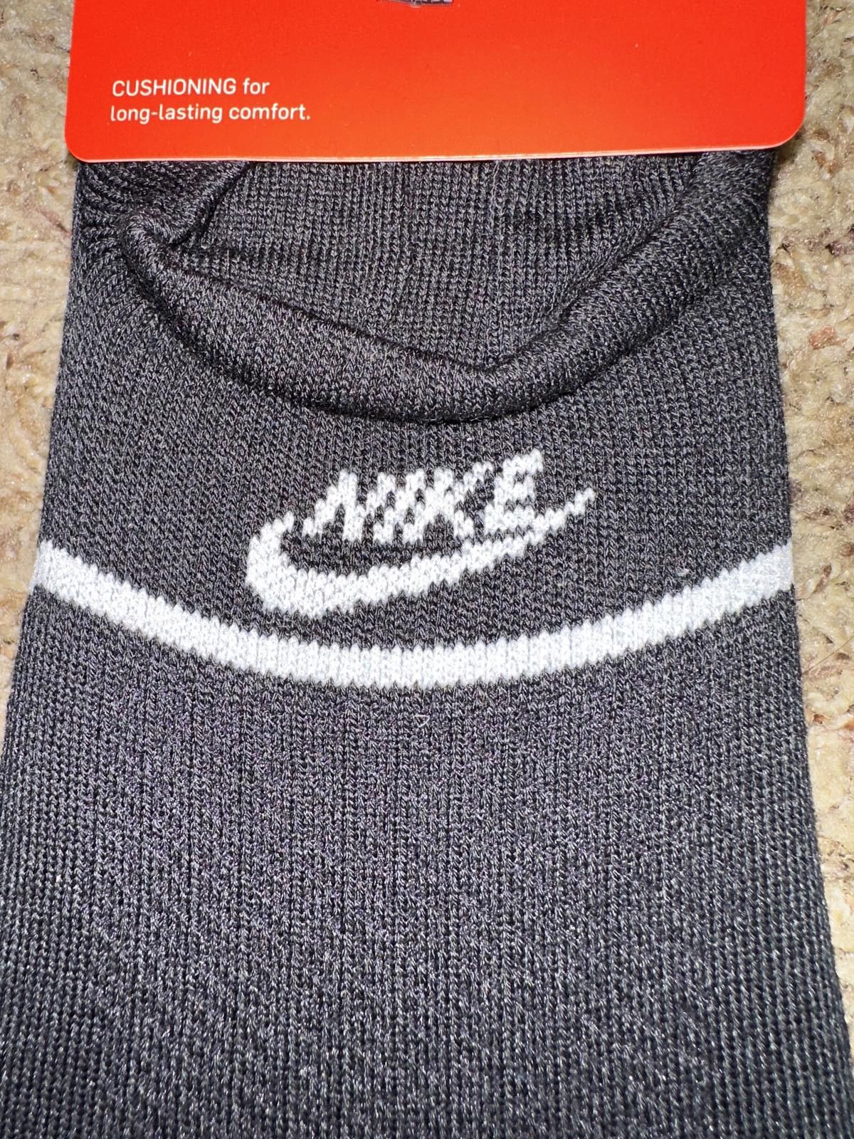 Nike Nike Mens 2-Pack SNKRS Sox Essential No Show Footie Socks Size ONE SIZE - 5 Thumbnail