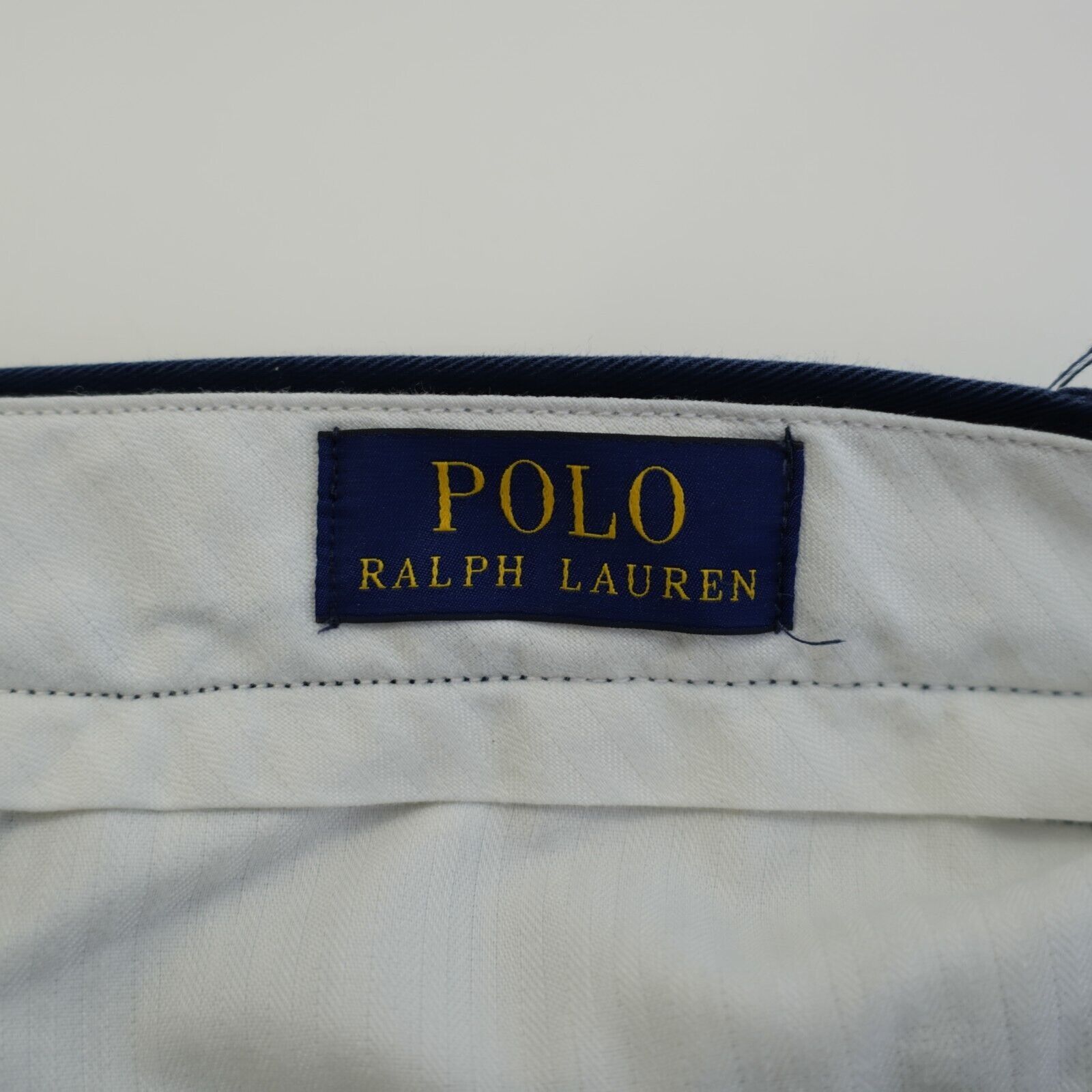 Polo Ralph Lauren Polo Ralph Lauren Classic Fit Blue 34/29 Flat Front Mid Rise Size US 34 / EU 50 - 6 Thumbnail
