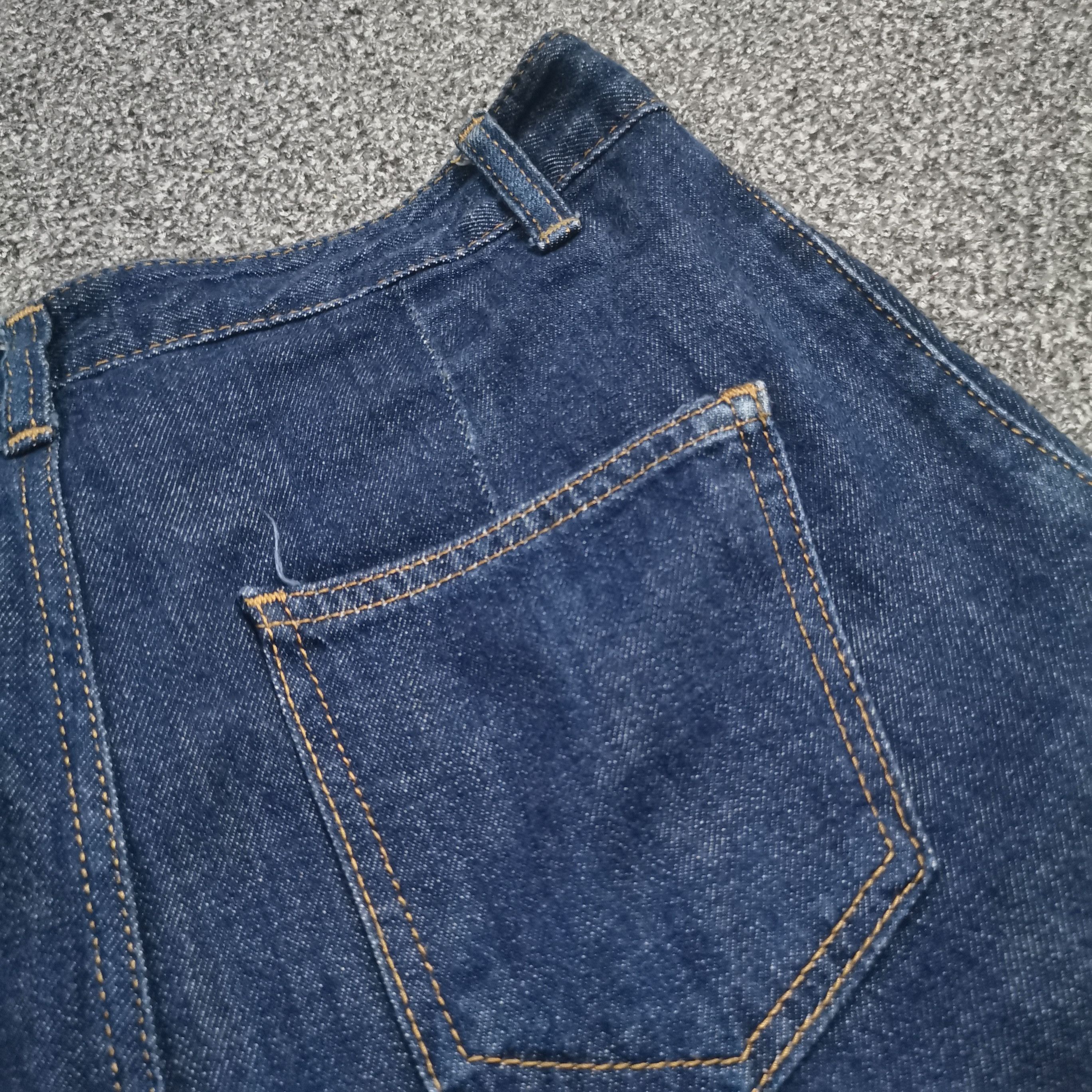 Hysteric Glamour 🔥🔥Vintage Y2k Crazy Baggy D-Rise Cutting Core Blue Denim Size US 28 / EU 44 - 7 Thumbnail