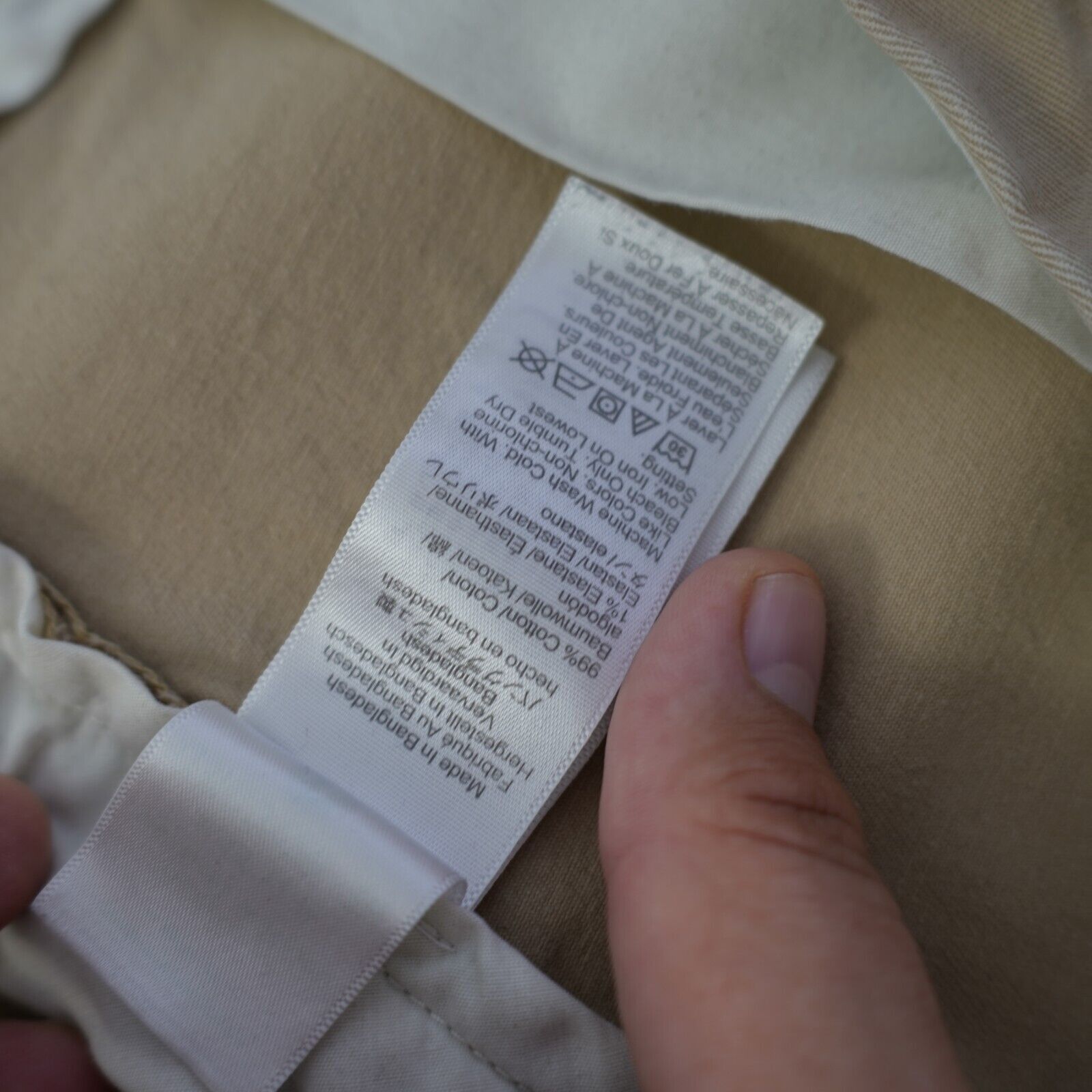 J.Crew J. Crew Flex Tan Cotton Straight Chino Pants 34/28 Mid Rise Size US 34 / EU 50 - 9 Thumbnail
