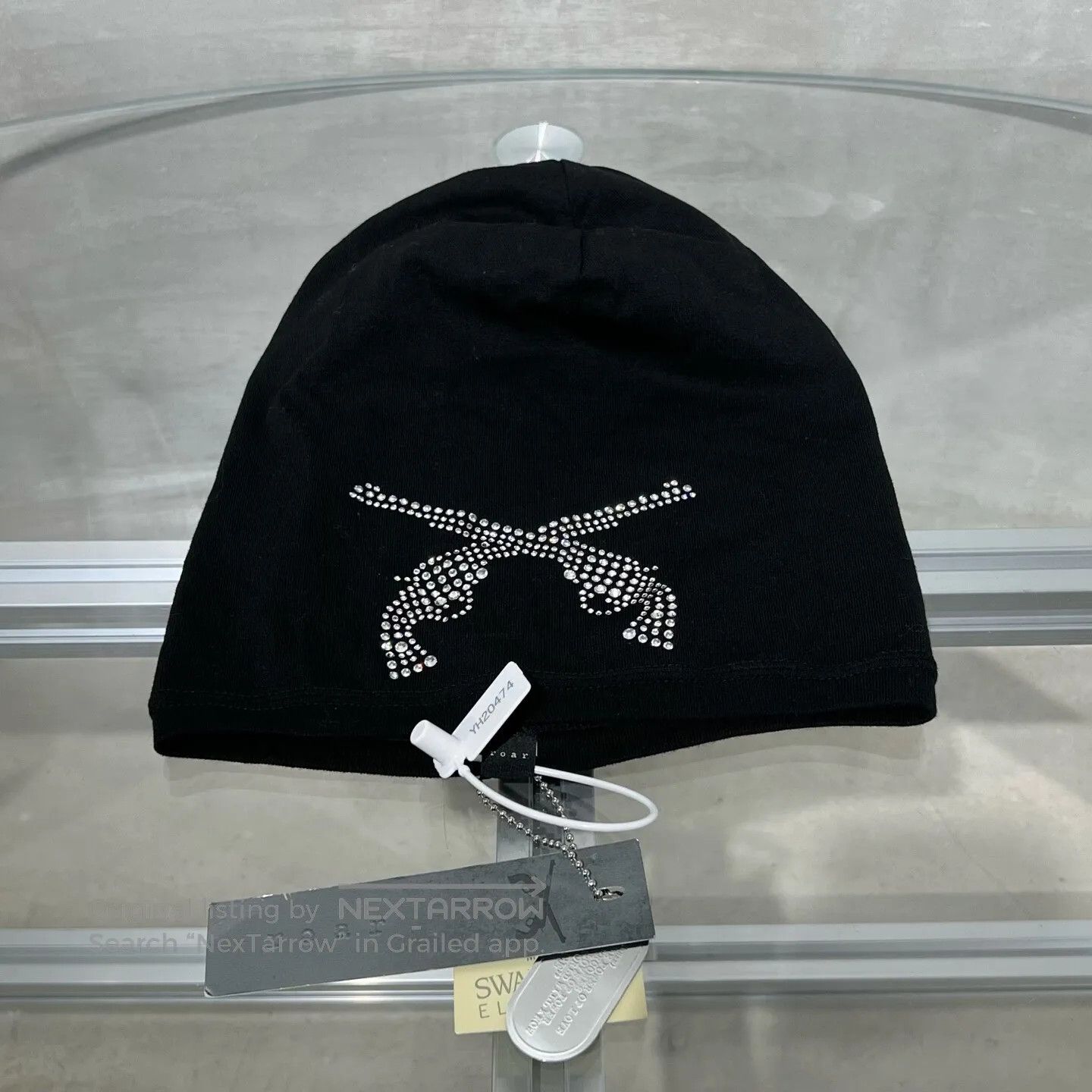 MASTERMIND JAPAN X SWAROVSKI GINGAMニット帽 Mastermind Japan × Roar × roarguns Roar Guns Swarovski hat | Grailed