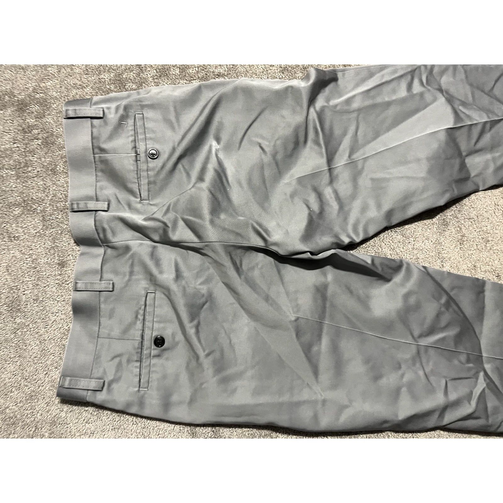 Dockers Dockers D2 Gray Men Dress Pants 36x27 FLAT FRONT Size US 36 / EU 52 - 4 Thumbnail