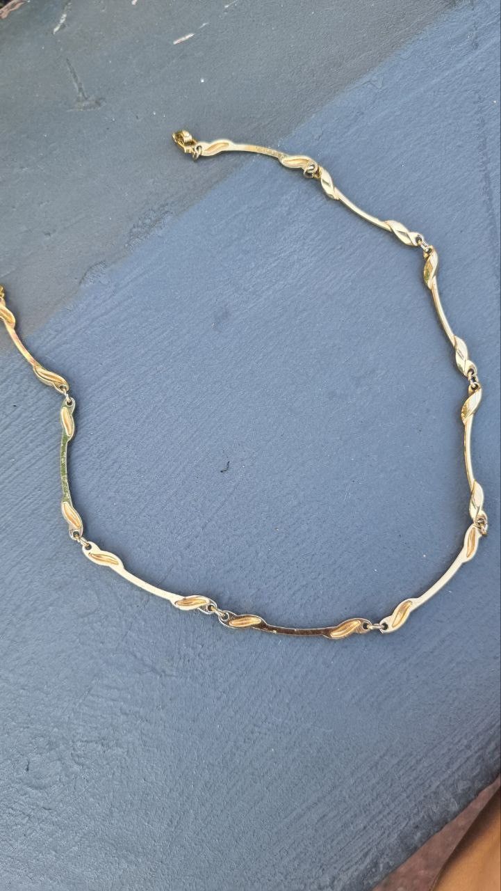 Dior Vintage Gold-Plated Necklace w/ Dior-Style Engraving, 70s–80 Size ONE SIZE - 8 Thumbnail