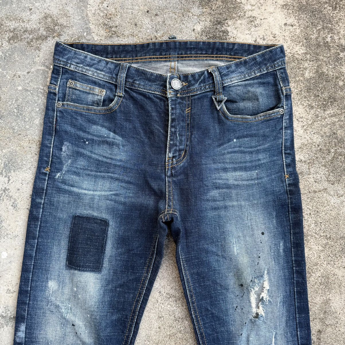 Japanese Brand VINTAGE DIFFERENT SKINNY RIPPED JEAN DENIM PANTS Size US 31 - 3 Thumbnail