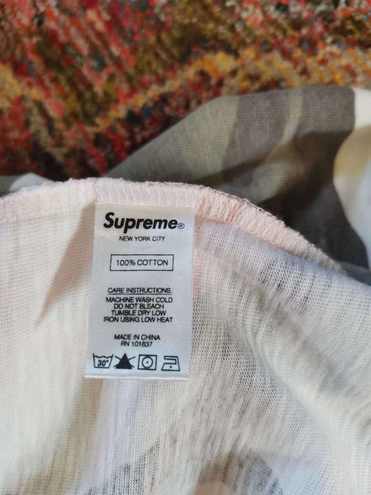 Supreme NEVER WORN* Supreme SS18 Stacked L/S Top Pink Camo Size US M / EU 48-50 / 2 - 6 Thumbnail