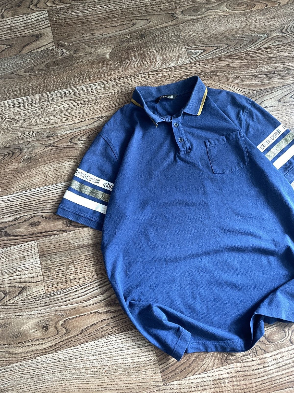 Just Cavalli × Roberto Cavalli Roberto Cavalli Just Cavalli polo t-shirt Size US XL / EU 56 / 4 - 3 Thumbnail