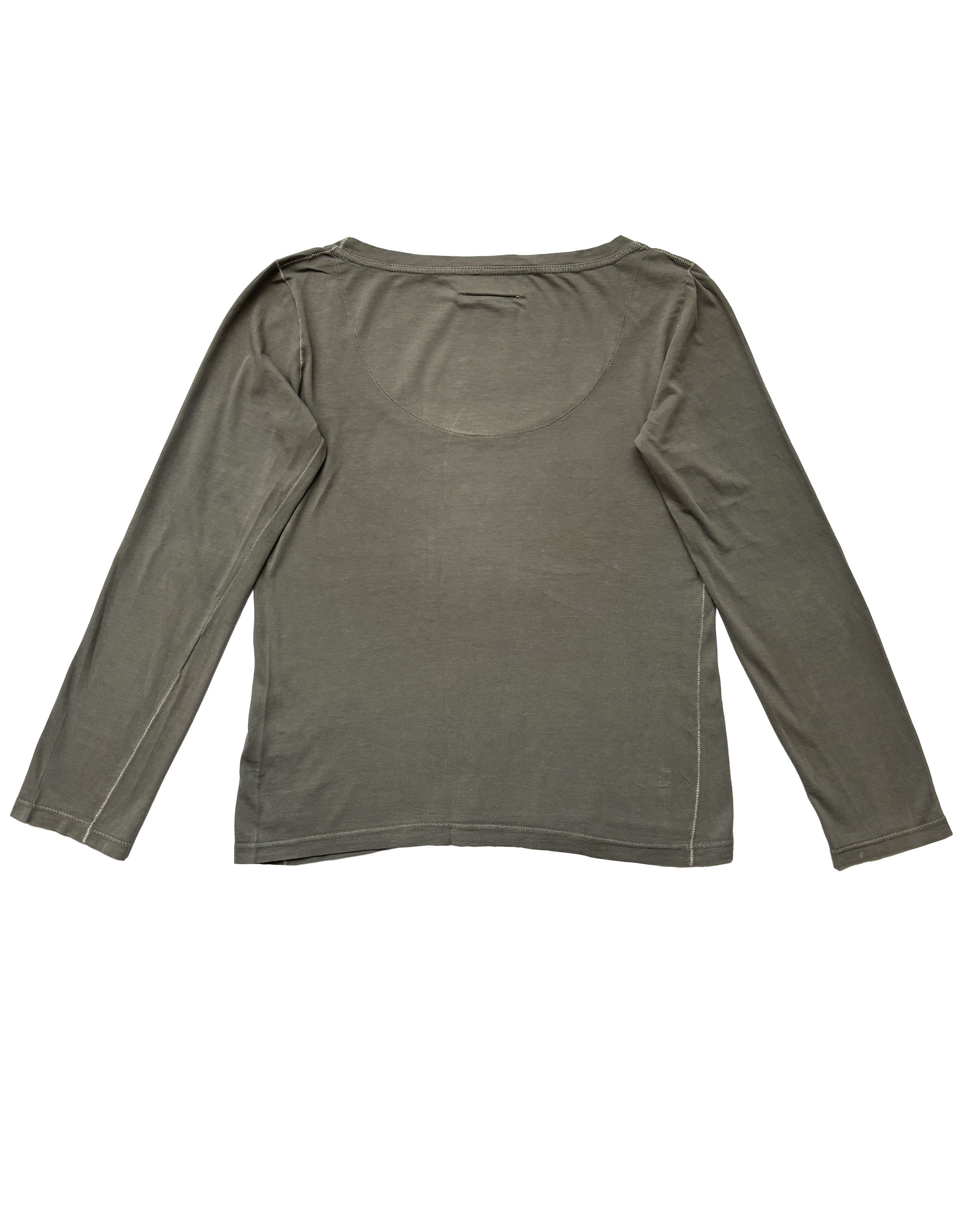 Maison Margiela ⚡️QUICK SALE⚡️1990's Margiela Miss Deanna Wide Neck T-Shirt Size M / US 6-8 / IT 42-44 - 2 Thumbnail
