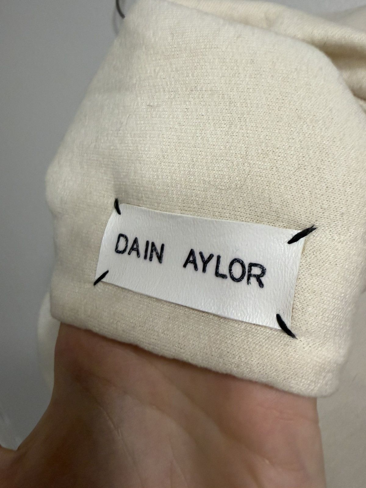Other DAIN AYLOR 1/1 Cream Cropped Hoodie with DA Heart Logo Size US M / EU 48-50 / 2 - 3 Thumbnail