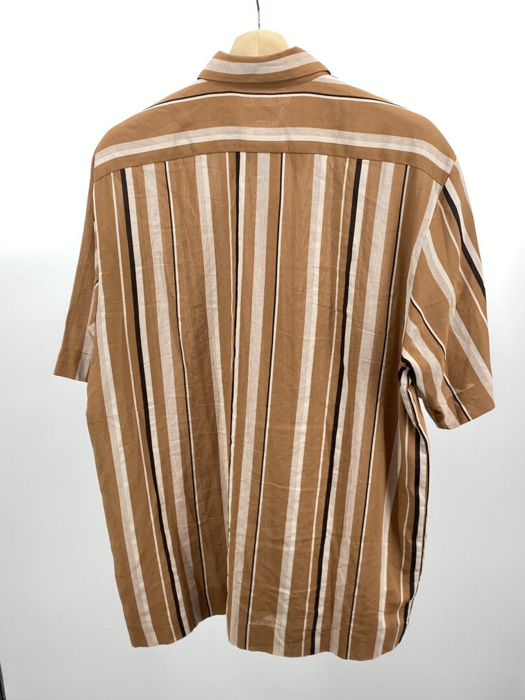 Dries Van Noten Brown Stripe Shirt Size US M / EU 48-50 / 2 - 2 Thumbnail
