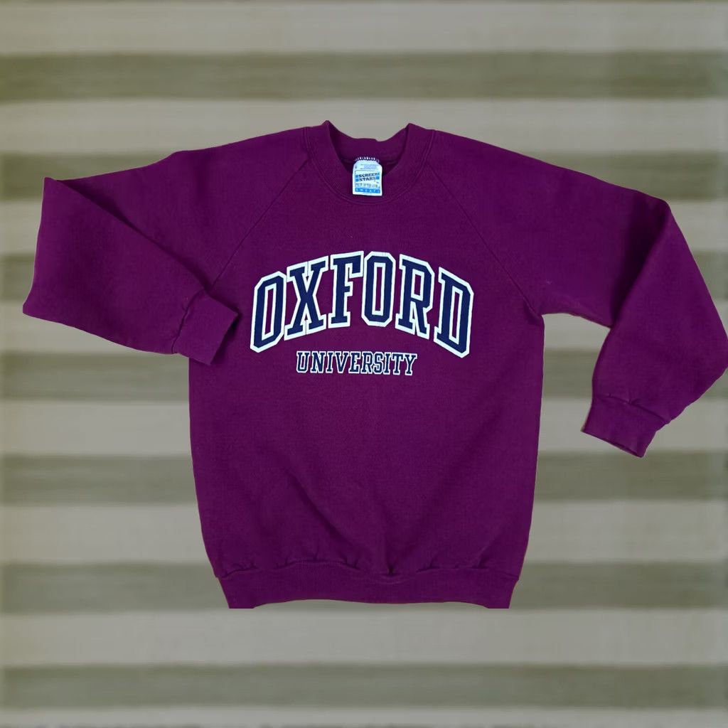 Vintage VINTAGE Screen Stars Sweatshirt Mens S University Burgundy Pullover 1990s EUC Size US S / EU 44-46 / 1 - 1 Thumbnail