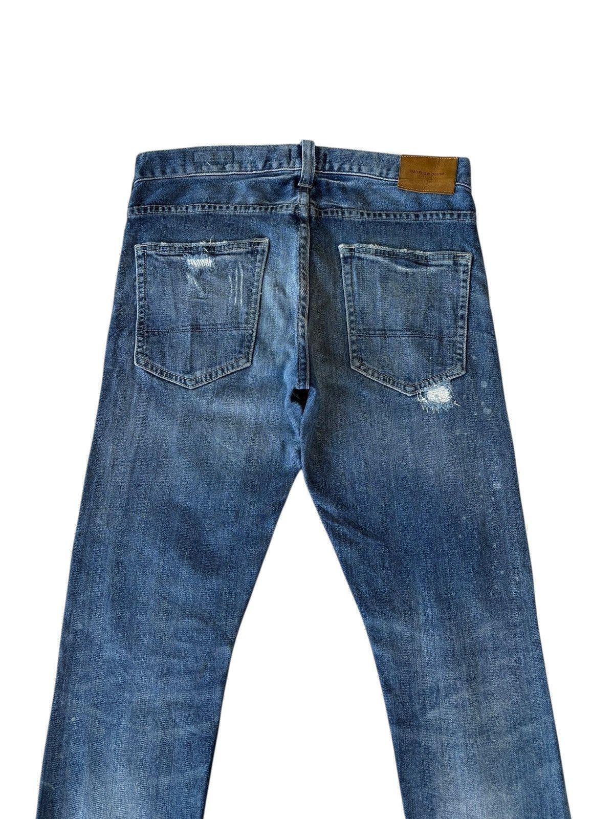 Kapital VINTAGE JEANS DISTRESSED BAYFLOW TAPERED DENIM JEANS Size US 28 / EU 44 - 6 Thumbnail
