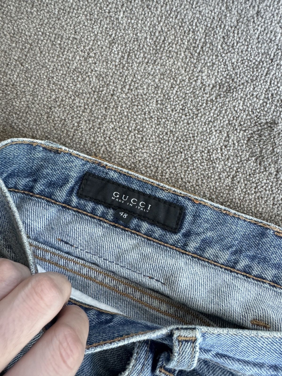 Designer × Gucci Gucci Indigo Denim Jeans Size US 33 - 3 Thumbnail