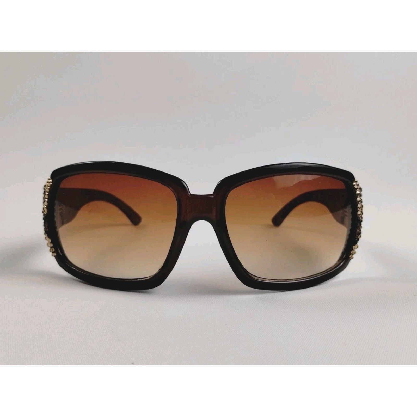 Vintage Cache Square Wrap Around Sunglasses - Square Glasses/Leopard Size ONE SIZE - 2 Thumbnail