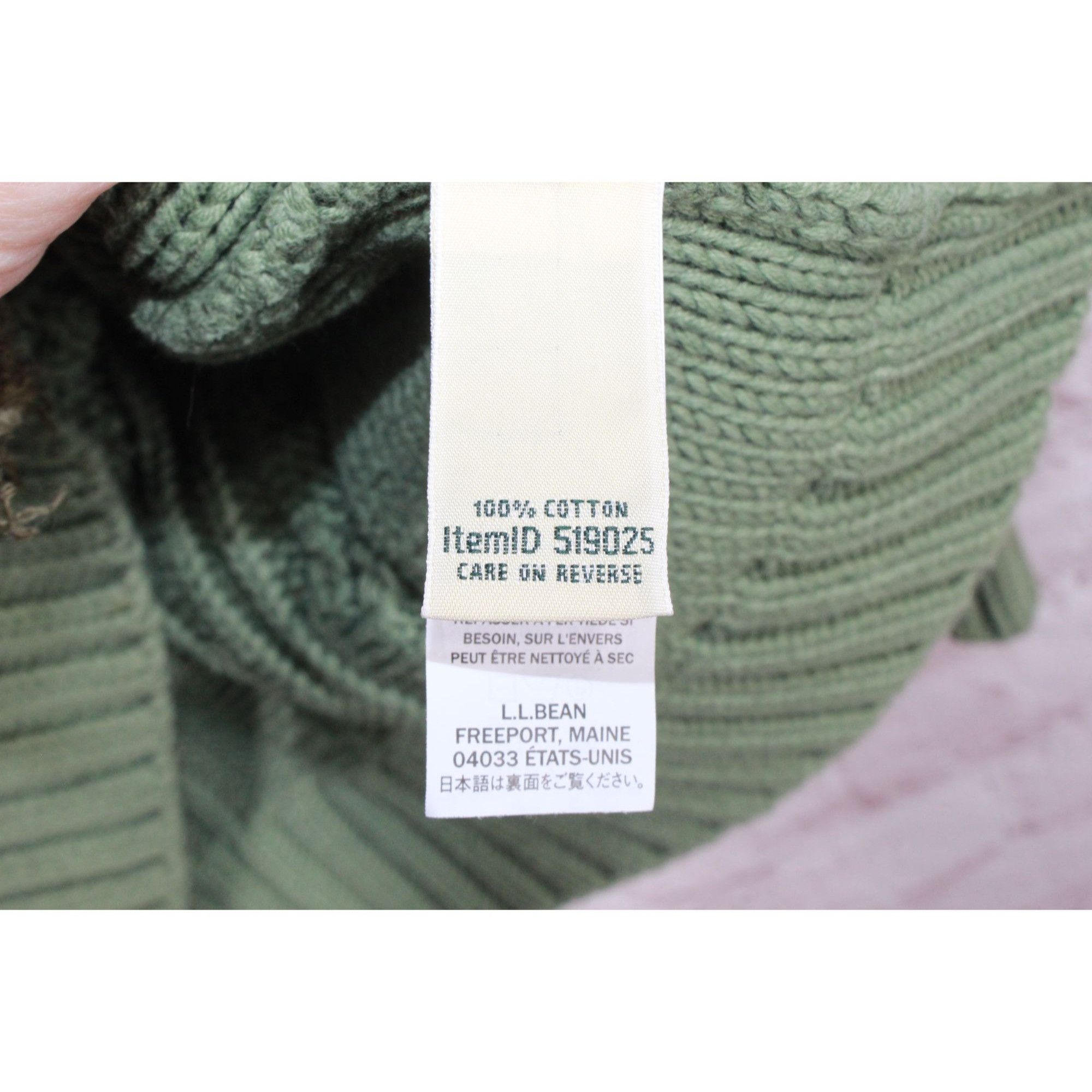 L.L. Bean LL Bean Women's Double L Cable Sweater Crewneck Size S / US 4 / IT 40 - 8 Thumbnail
