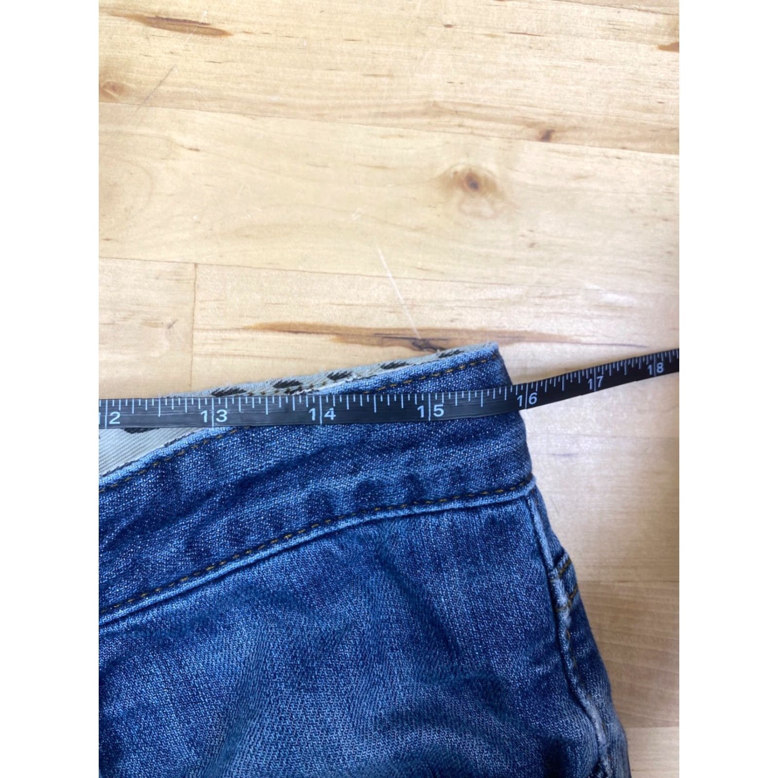 Vans Vans Jeans Mens 32x29 Blue Distressed 80s 90s Grunge Skateboard Casual Straight Jeans Distressed #8282 Size US 32 / EU 48 - 5 Thumbnail