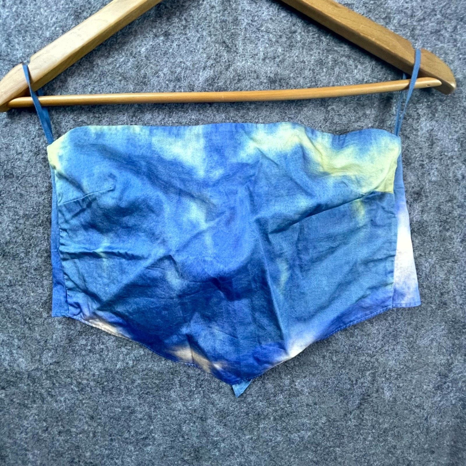 & Other Stories & Other Stories Bandana Crop Top Womens 2 Blue Handkerchief Size XS / US 0-2 / IT 36-38 - 1 Thumbnail