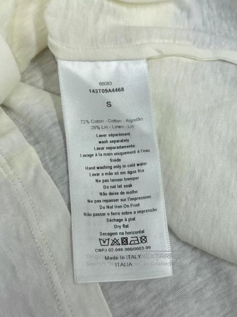Dior Dior Beige luminous cool letter spherical T-shirt Size S / US 4 / IT 40 - 5 Thumbnail