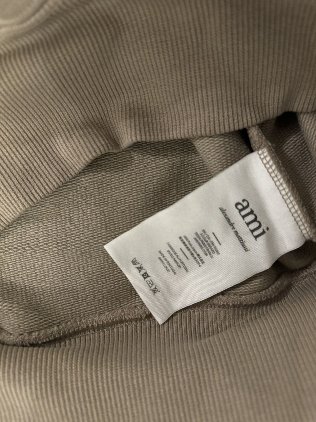 AMI Ami De Coeur hoodie - beige Size US XS / EU 42 / 0 - 5 Thumbnail