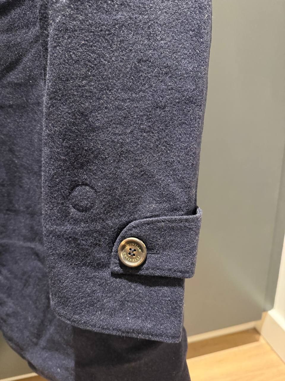 Brunello Cucinelli Brunello Cucinelli Navy Coat Men's Size US L / EU 52-54 / 3 - 4 Thumbnail
