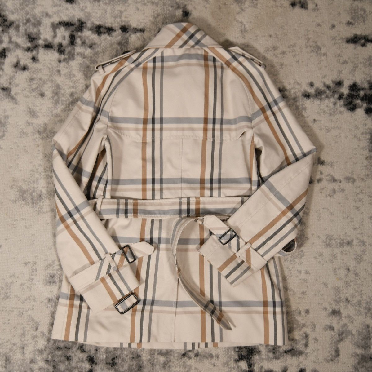 Coach Coach Plaid Trench Coat Jacket Size XS / US 0-2 / IT 36-38 - 4 Thumbnail