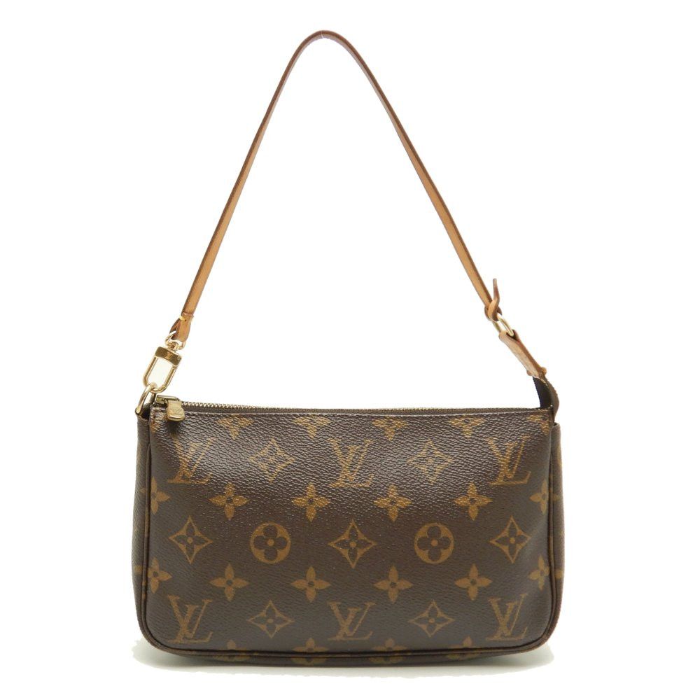 Louis Vuitton Monogram Pochette Accessoire Brown