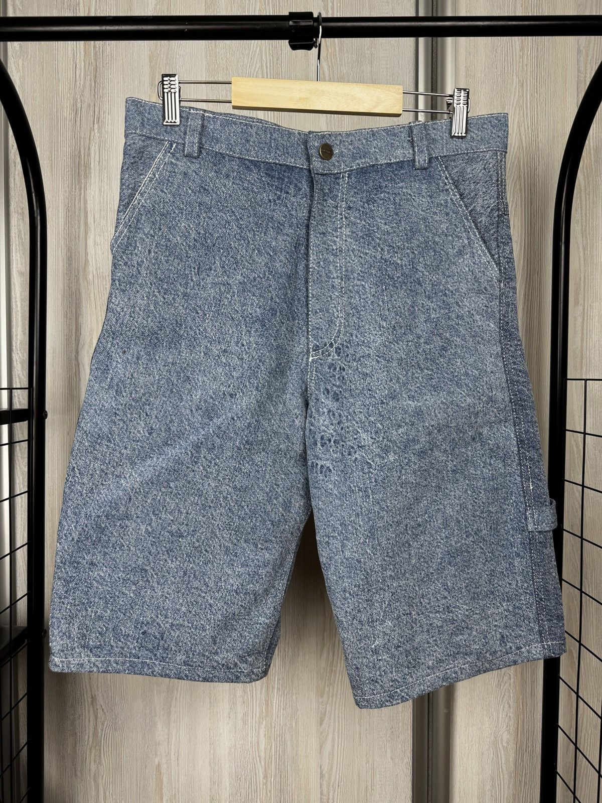 Carhartt Carhartt vinatge blue faded carpenter shorts size 30 Size US 30 / EU 46 - 4 Thumbnail