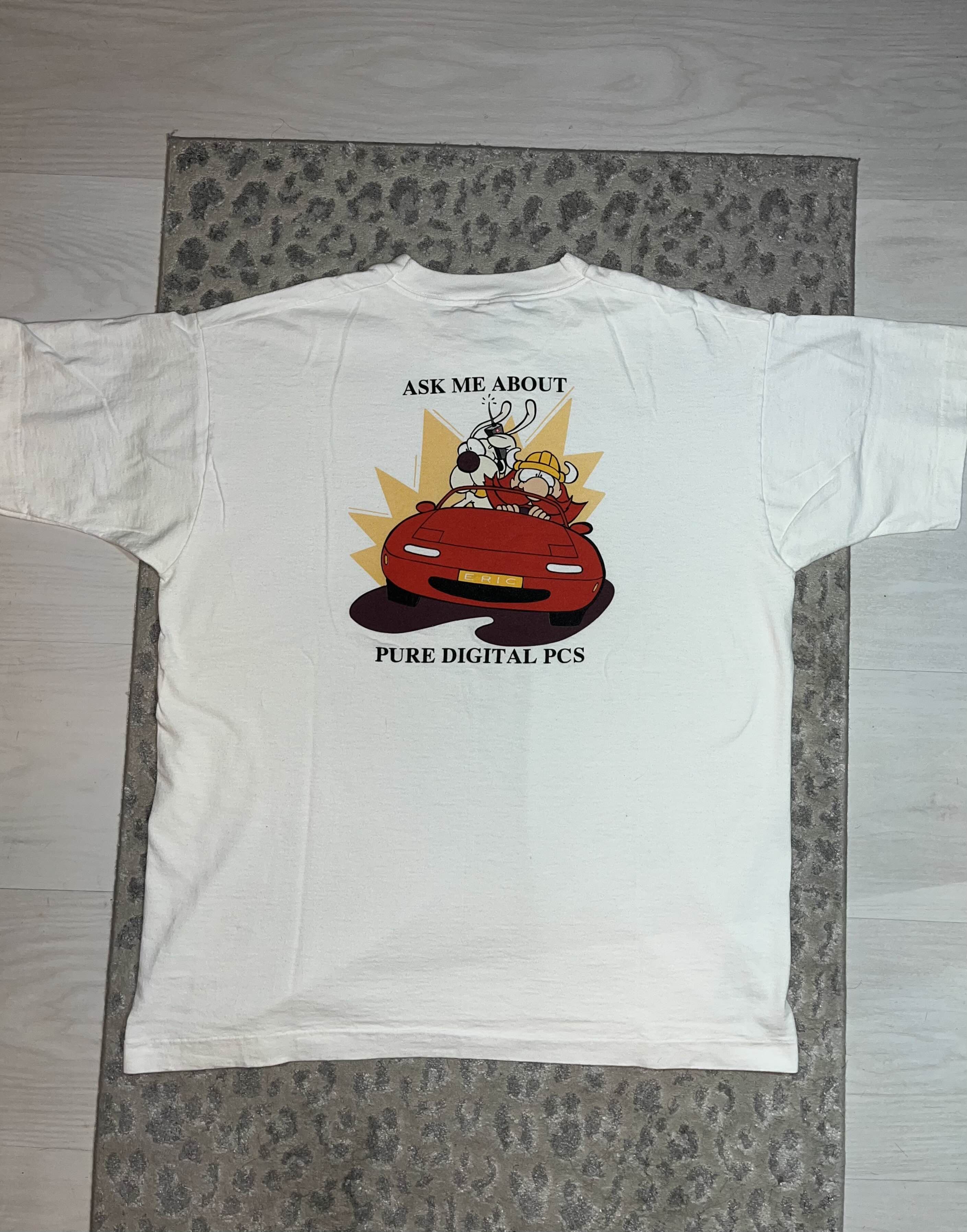 Fruit Of The Loom × Microsoft × Vintage Y2K Pacific Bell Mobile Services Tech Tee Size US XL / EU 56 / 4 - 2 Thumbnail