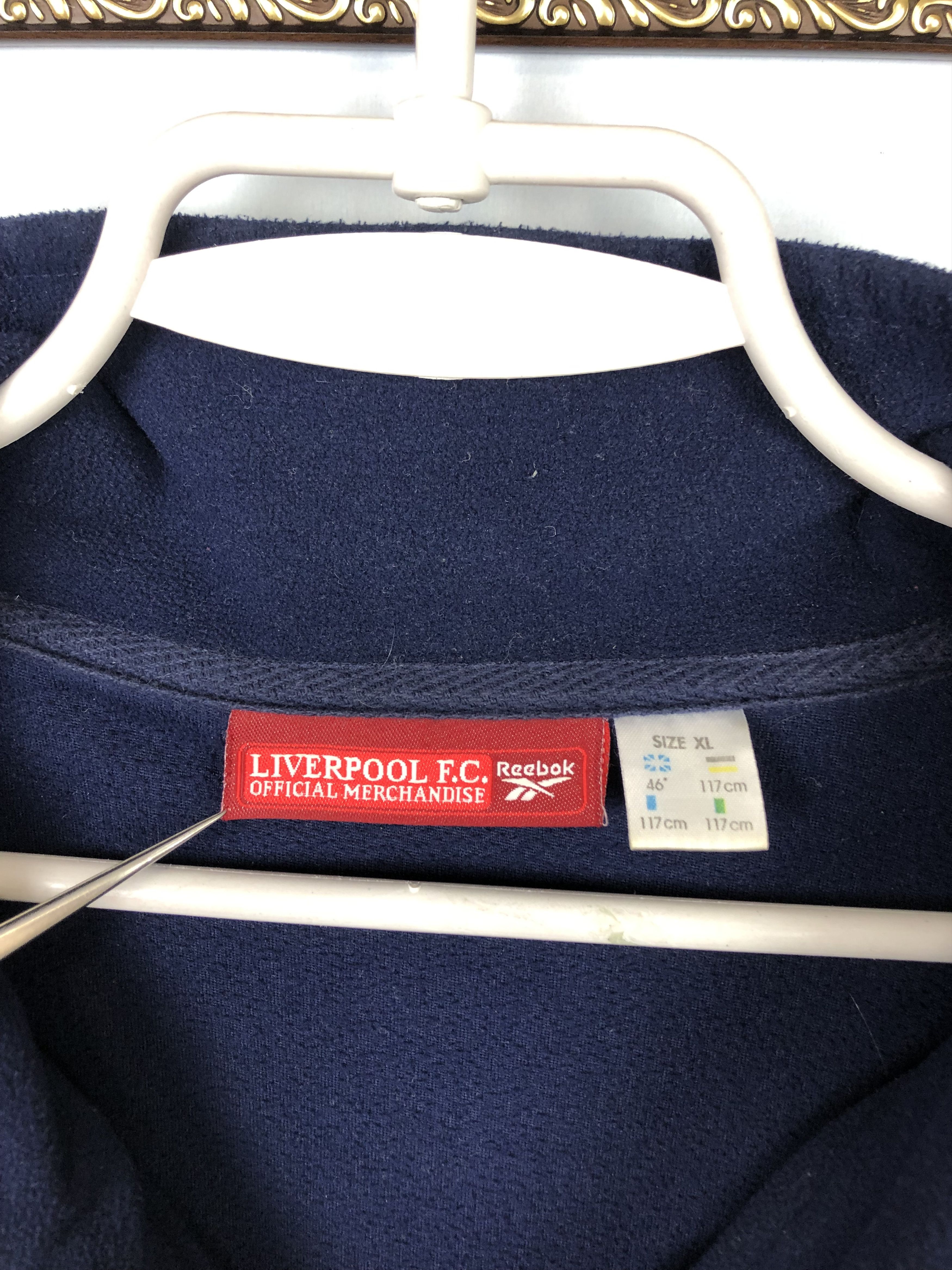 Reebok Vintage Reebok Liverpool Football Fleece Track Sweatshirt Size US XL / EU 56 / 4 - 9 Thumbnail