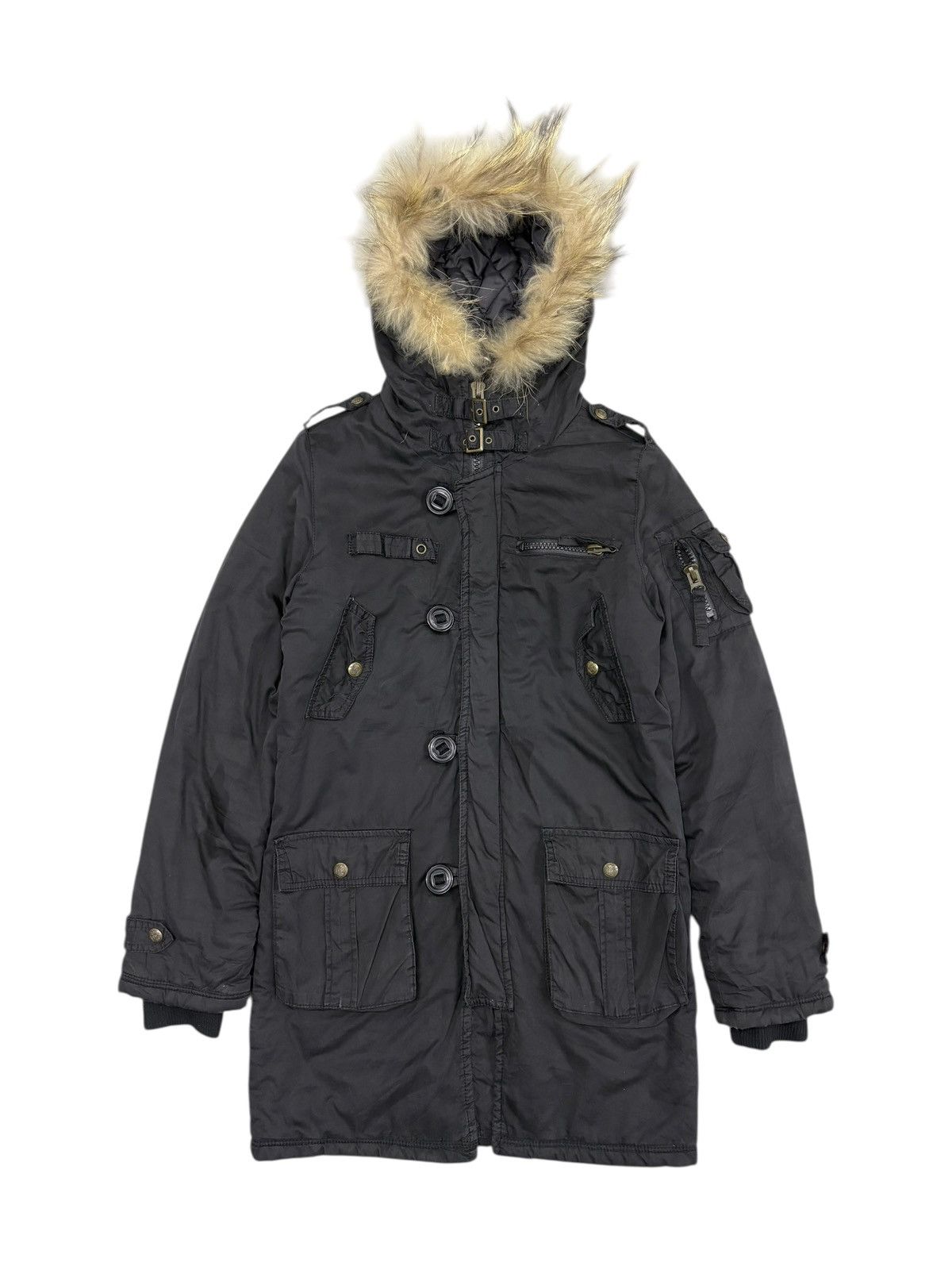 GOA Navana if six was nine LGB quilted fur hoodie vkei jacket Size US M / EU 48-50 / 2 - 3 Thumbnail