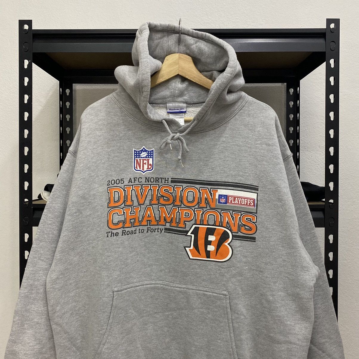 NFL × Reebok × Vintage Vintage Reebok NFL AFC North Division Hoodie❗️ Size US XL / EU 56 / 4 - 2 Thumbnail