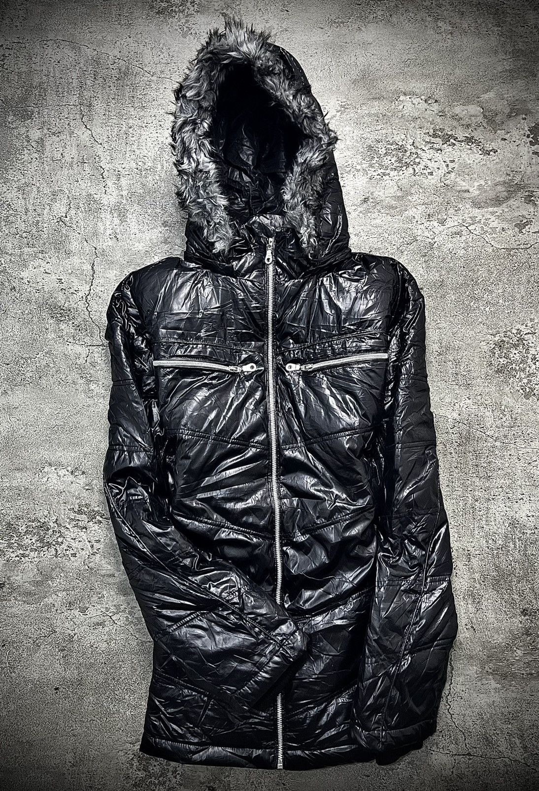希少 FUGA×CIVARIZE coating jacket archive CIVARIZE × GOSTAR DE FUGA × Japanese Brand Civarize Fuga Black Fur