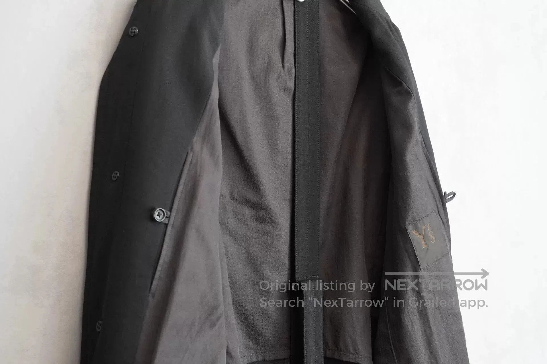 Y's y's yohji yamamoto oversized black coat. Size US S / EU 44-46 / 1 - 5 Thumbnail