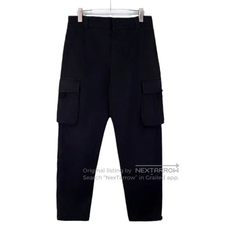 Dior Dior Black logo logo cotton casual workwear denim trousers Size US 32 / EU 48 - 1 Thumbnail