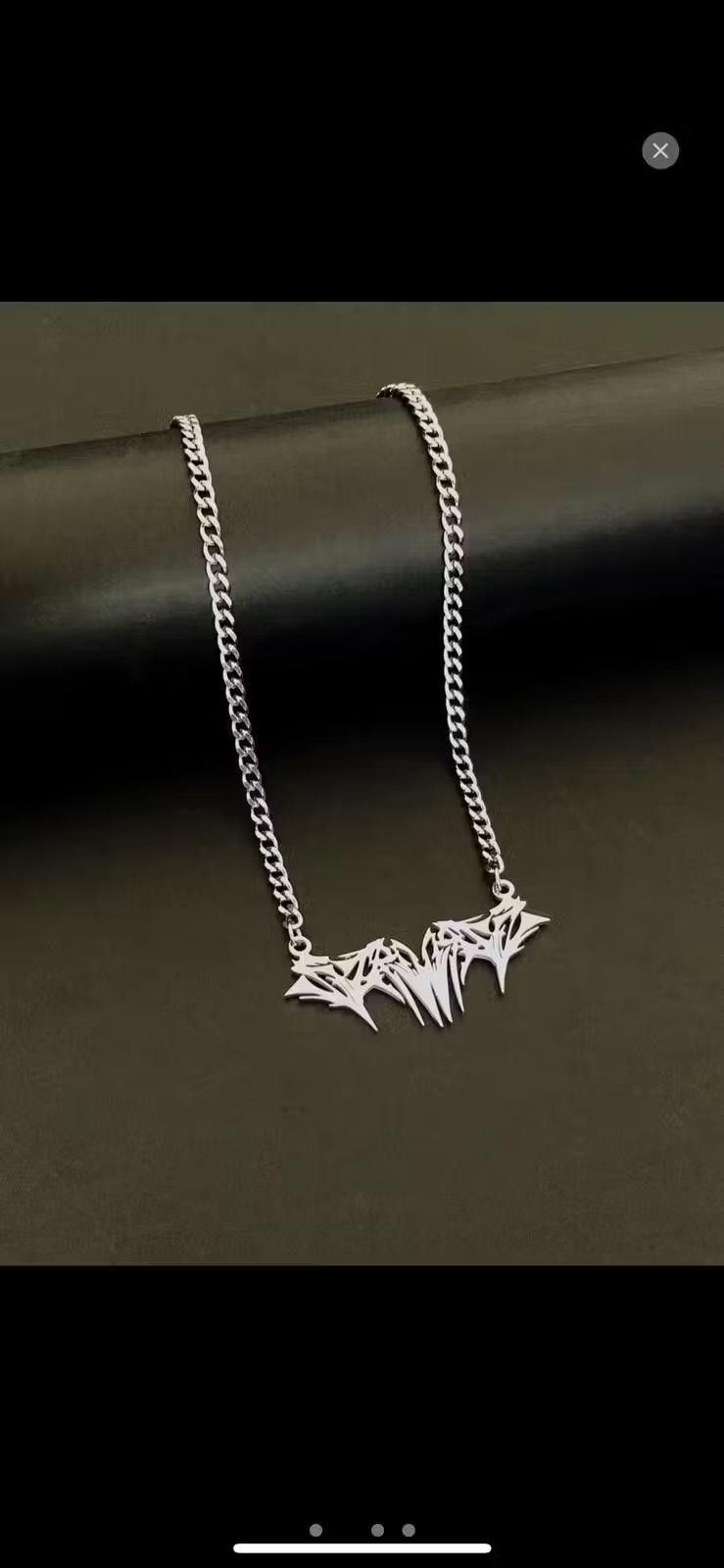 Jewelry y2k Grunge Goth Pendant Necklace Size ONE SIZE - 4 Thumbnail