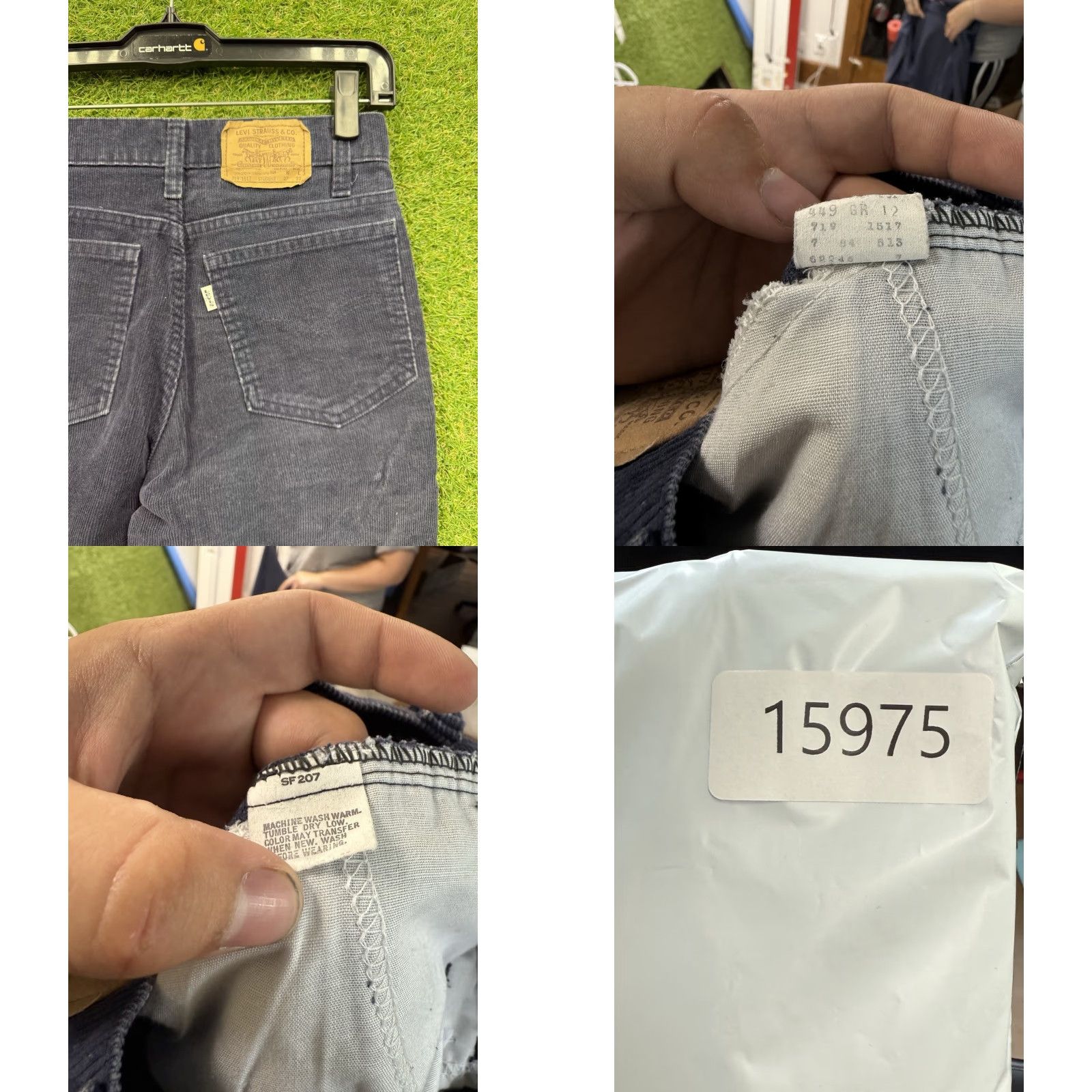 Levi's VINTAGE Levi's 519 Jeans Womens 12 Blue Slim Fit Bootcut 80s USA Size 34" / US 12 / IT 48 - 8 Thumbnail