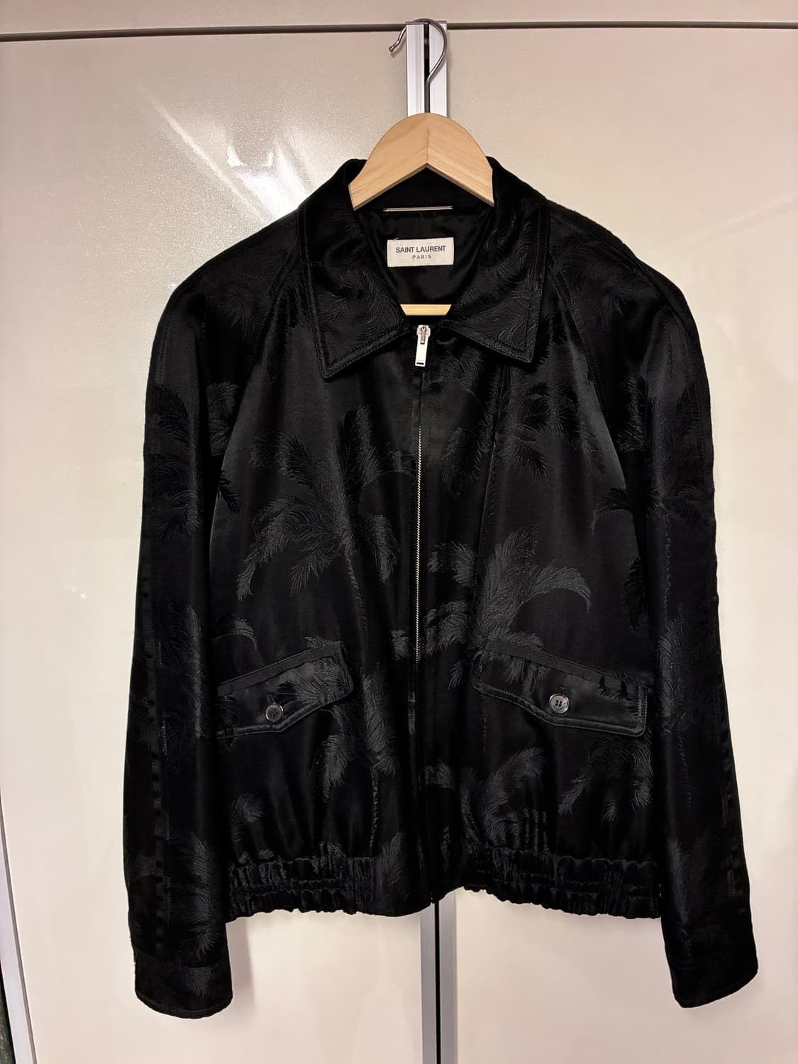 Hedi Slimane × Saint Laurent Paris SS16 Palm Tree Sukajan souvenir