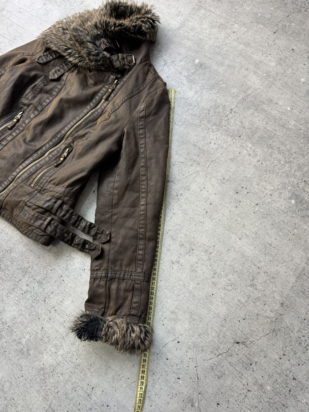 Hysteric Glamour CRAZY Y2K FUR JACKET if six was nine style Y2K Avant Garde 🇯🇵 Size US S / EU 44-46 / 1 - 6 Thumbnail