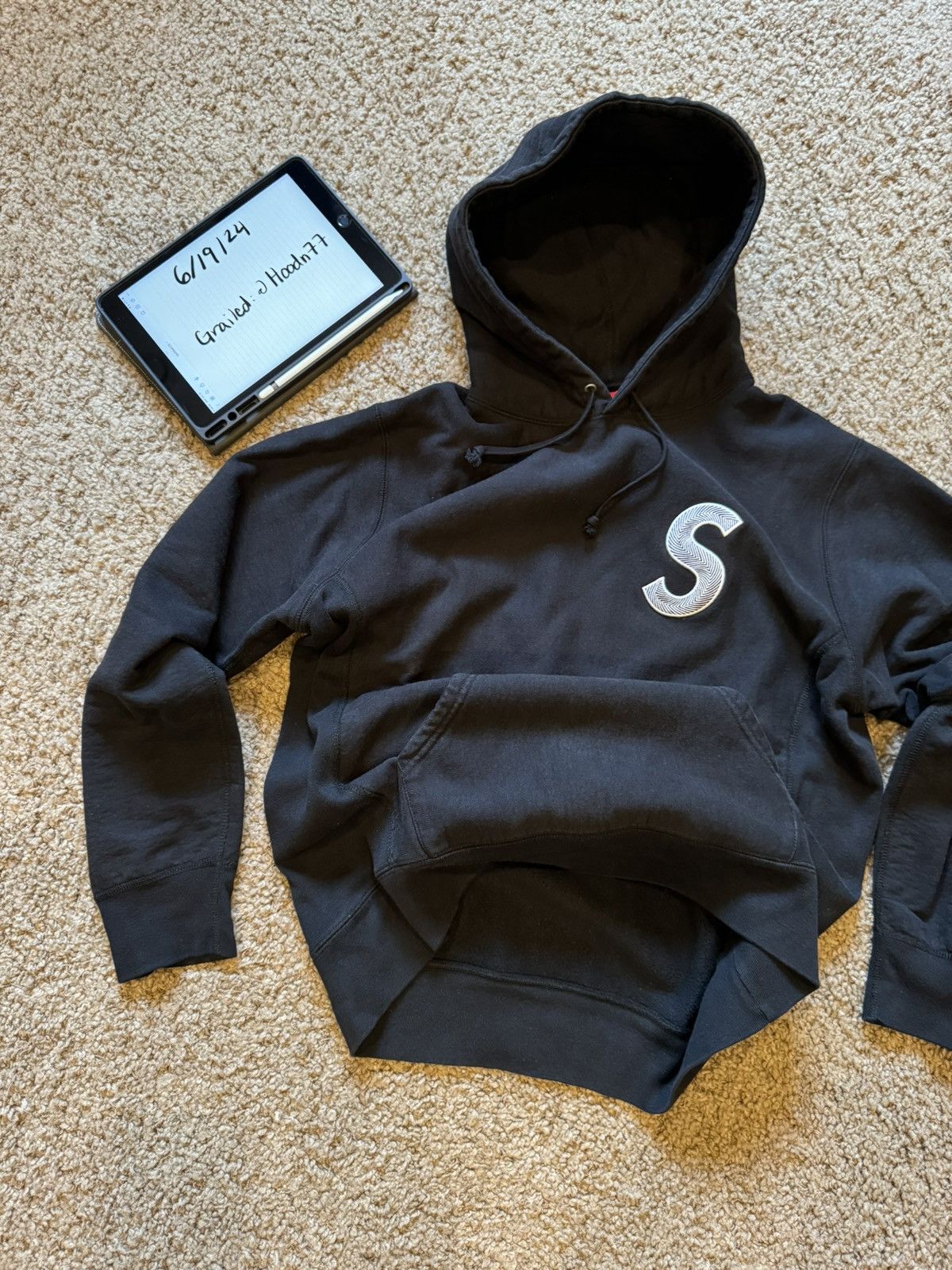 Supreme Supreme S Logo Hoodie Size L Grailed