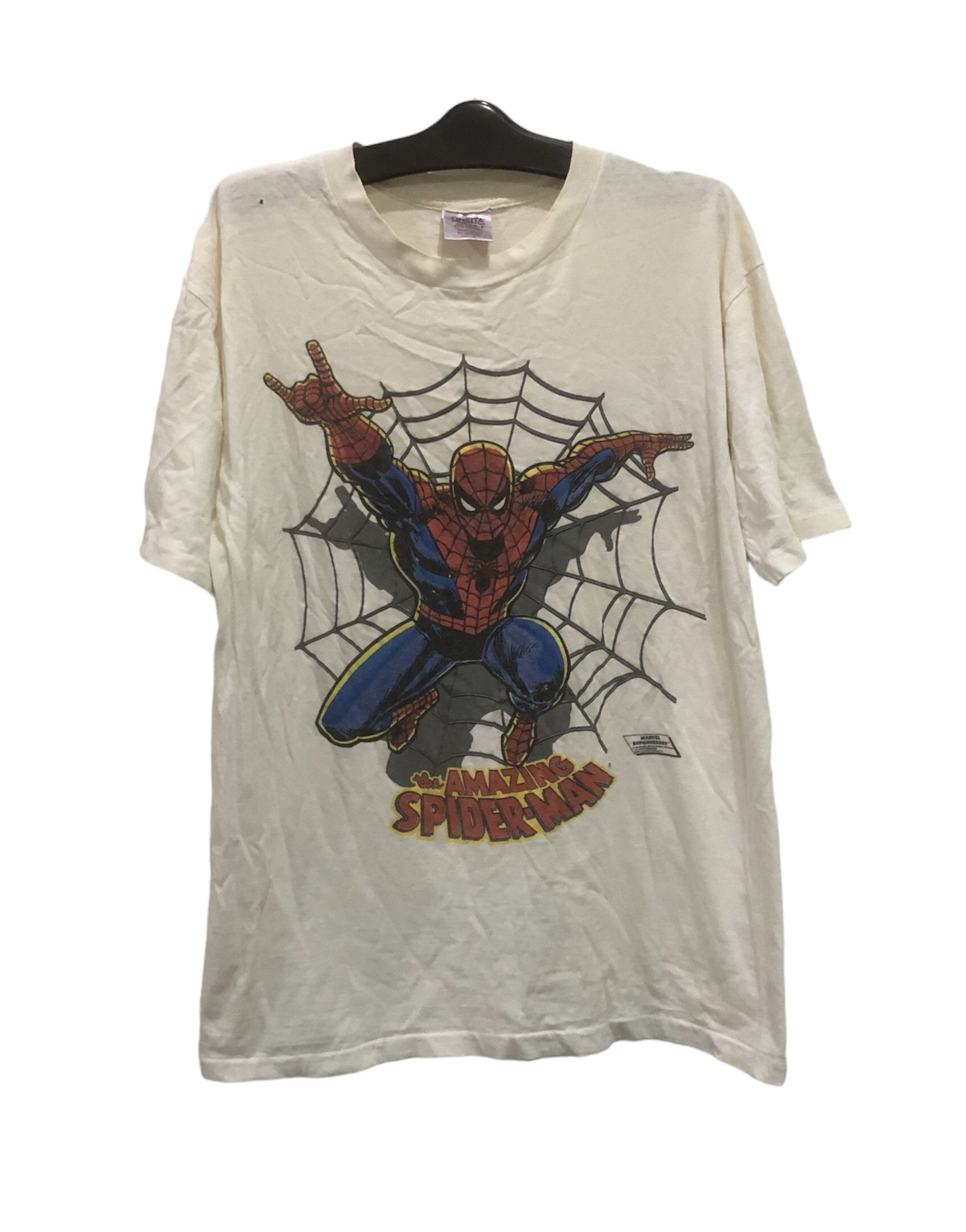 Vintage Worn 90s The Amazing Spiderman Tshirt