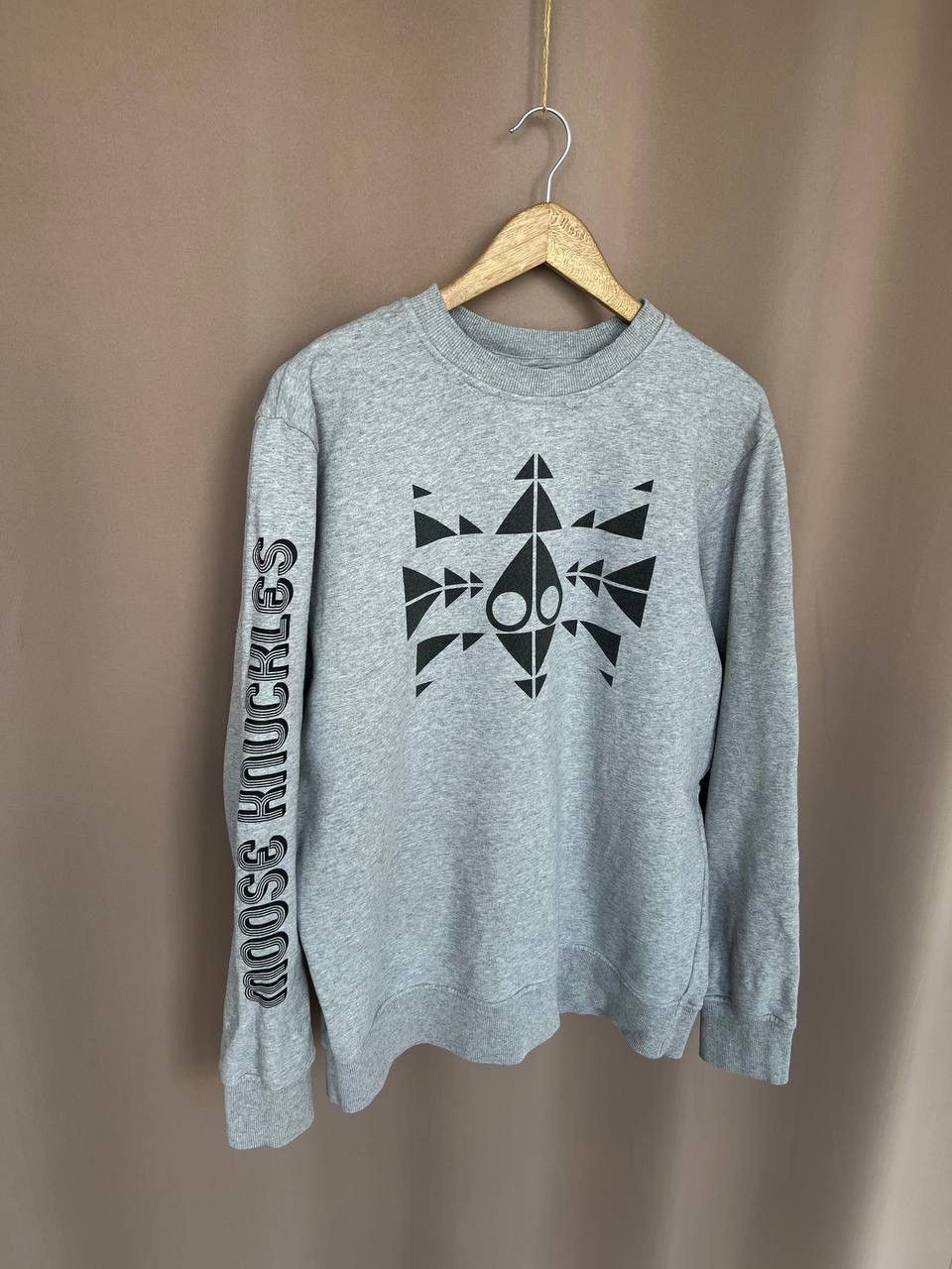 Moose Knuckles Moose Knuckles Trippy Logo Sweatshirt Mens Size L Pullover Size US L / EU 52-54 / 3 - 5 Thumbnail