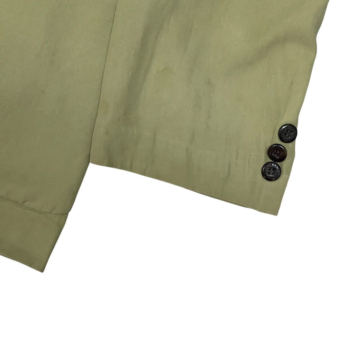 Givenchy Vintage Givenchy Stretch Cotton Silk-Blend Blazer Jacket Size US L / EU 52-54 / 3 - 9 Thumbnail