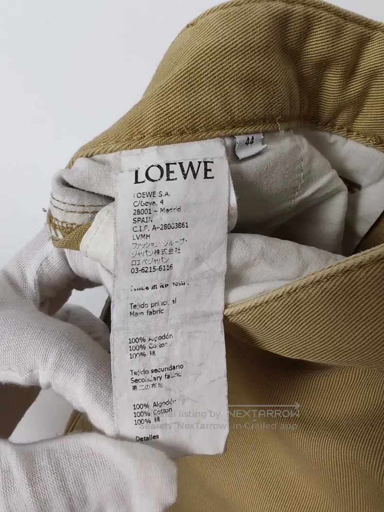 Loewe Loewe Logo Embossed Straight Casual Pants Size US 28 / EU 44 - 5 Thumbnail