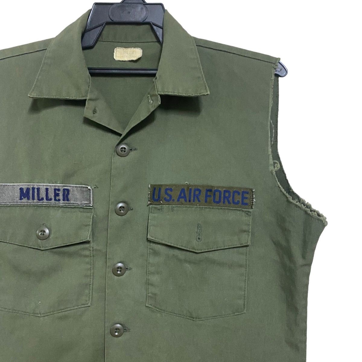 Vintage Vintage 80s Us Air Force Shirt Sleeveless Size US L / EU 52-54 / 3 - 4 Thumbnail