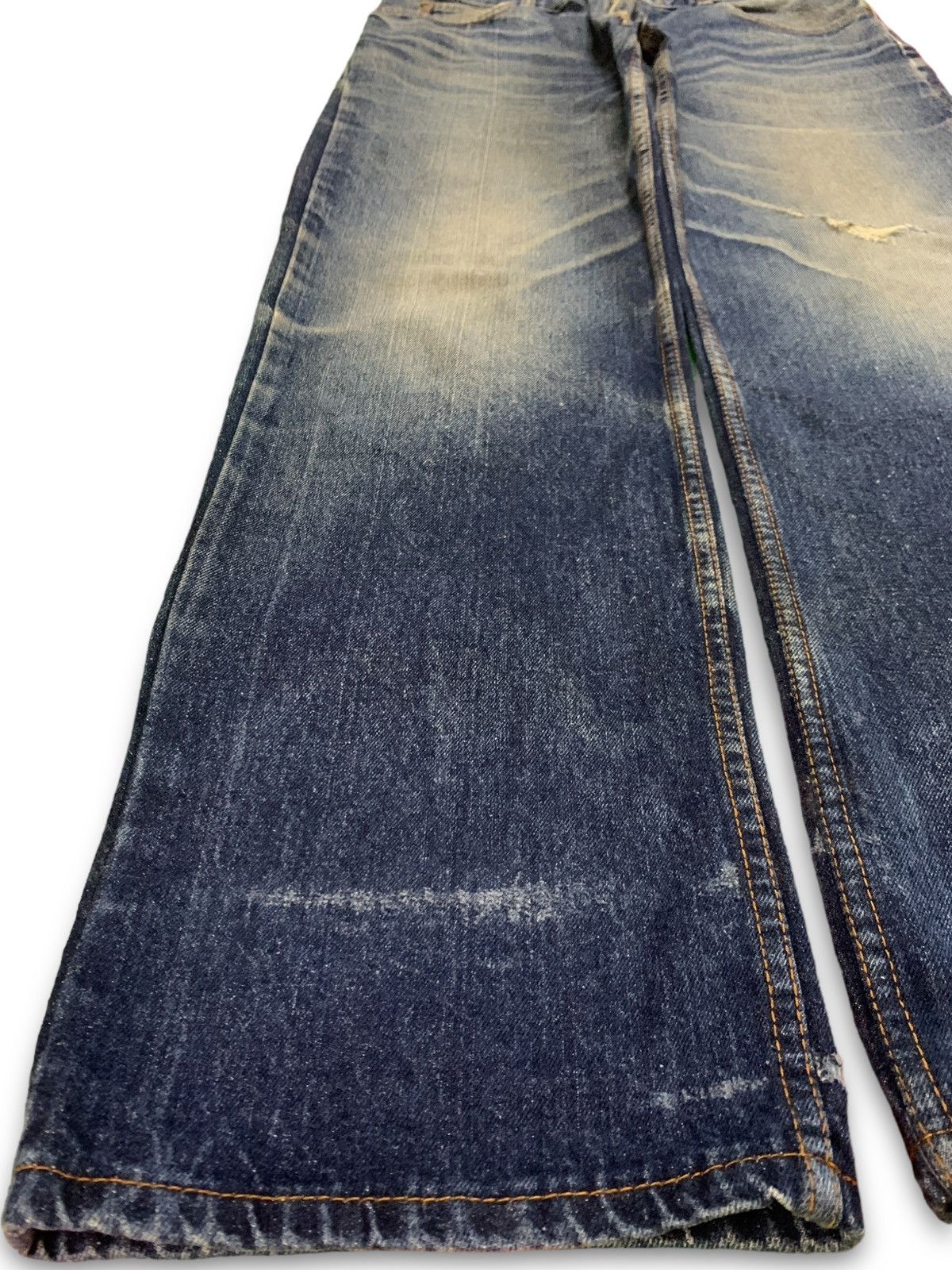 Japanese Brand Vintage Japanese Brand Mud Wash Distressed Baggy Jeans Size US 35 - 6 Thumbnail